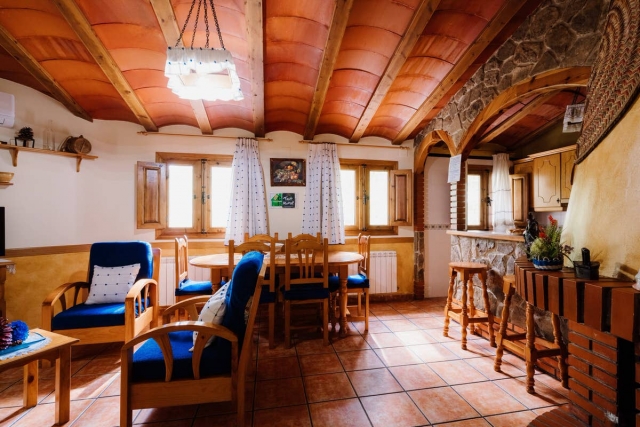 Sala amplia y la cocina
