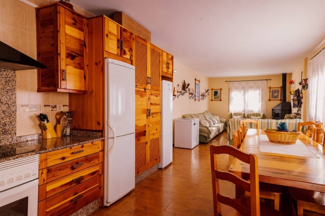 Cocina comedor con sala