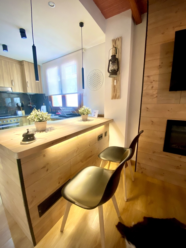 Cocina open.