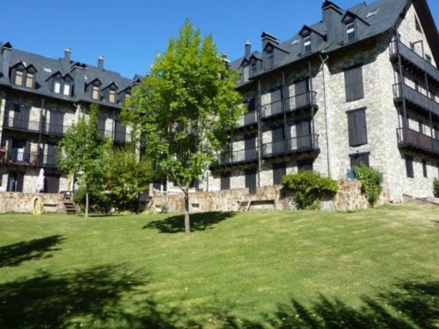 Vistas de las zonas verdes del alojamiento