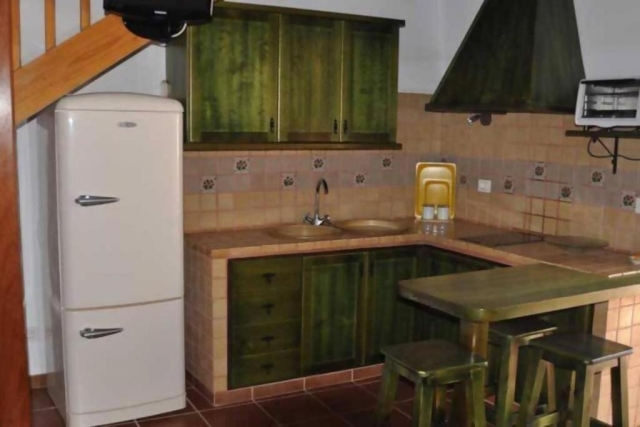Cocina con encimera