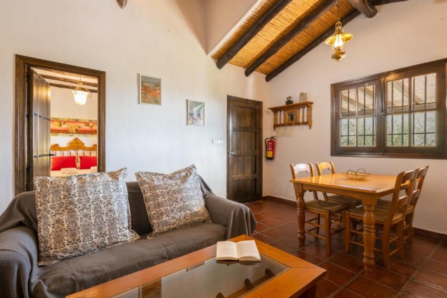 Sala amplia con sofa 