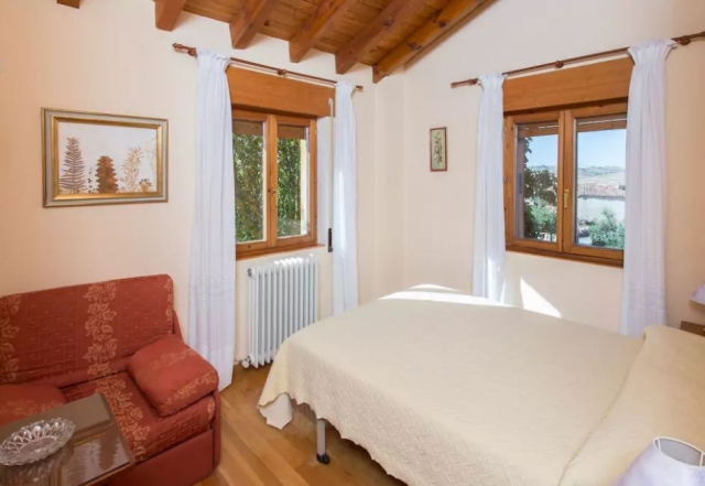 Una de las habitaciones dobles