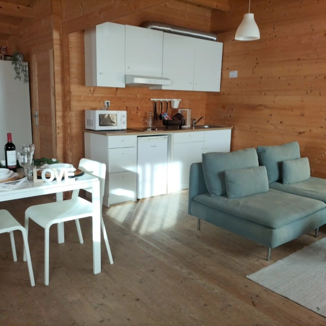 Sala de estar con cocina 