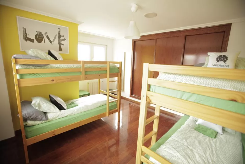 Cama en habitación 4 plazas