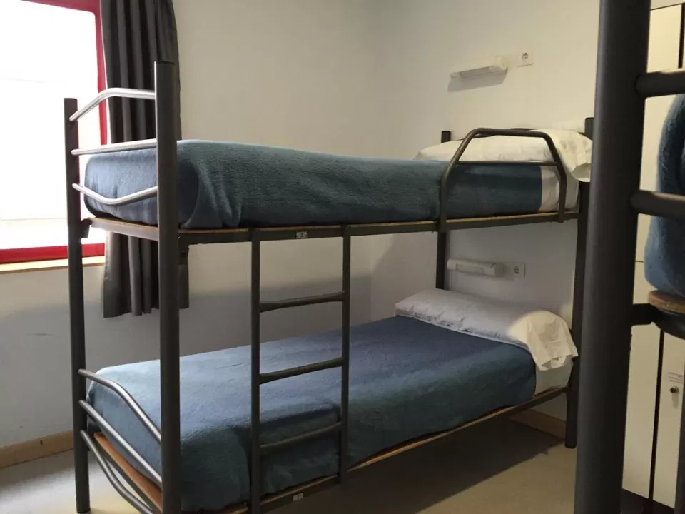 Bed in shared room