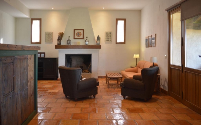 sala estar chimenea