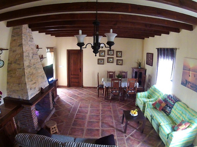 Salon con sofas