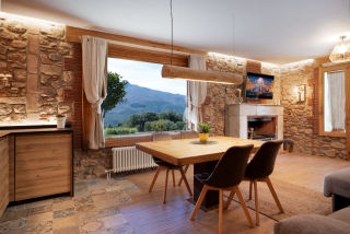 El Montseny - vistas comedor