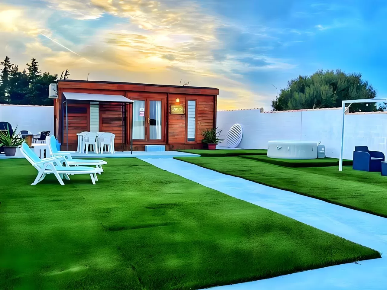 Bungalow con Jacuzzi para familias y parejas