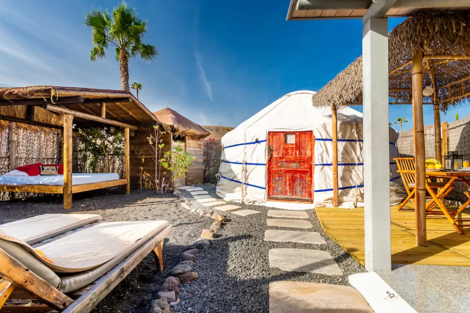 Eco Finca de Arrieta- Eco Palm Yurt