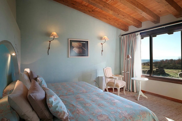 Dormitorio doble azul 