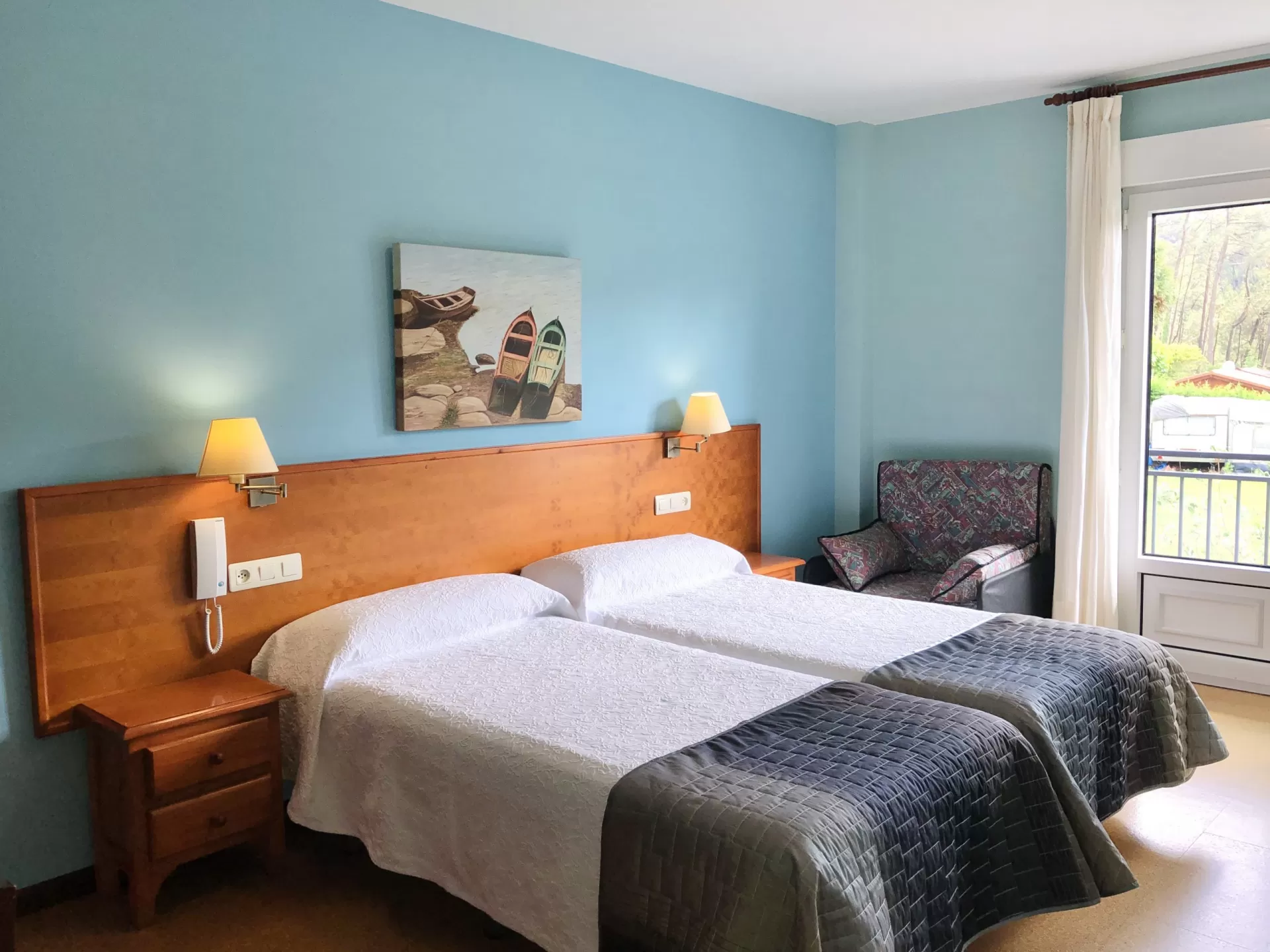Habitación Doble con Balcón (2 Camas)