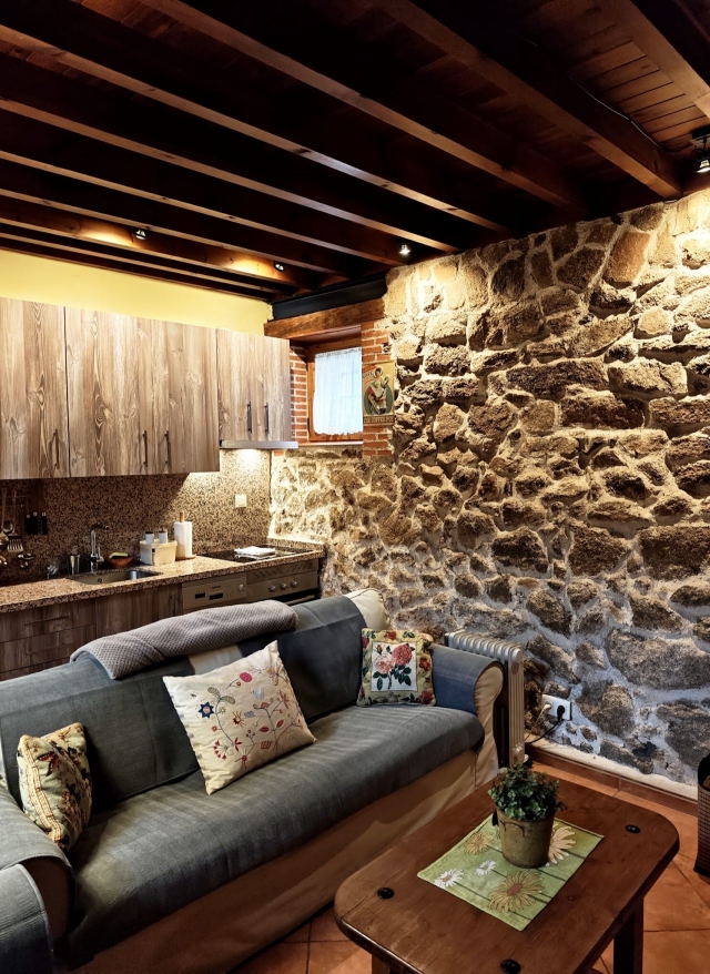 Sala de estar y cocina 