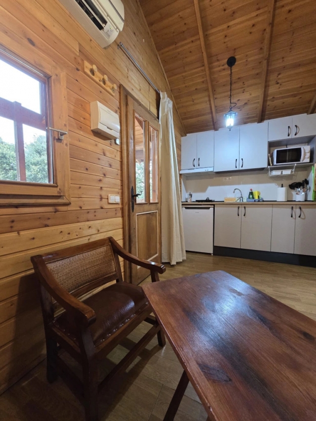 Atardecer cocina y sala