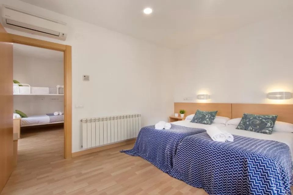 Chambre quadruple avec balcon