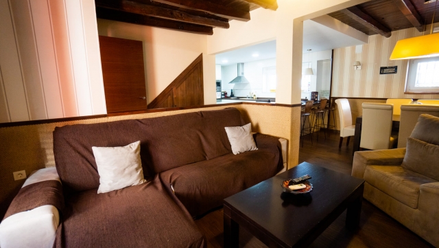 Sala de estar con vistas