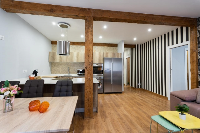 Sala de estar y vistas 