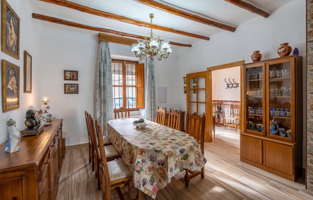 Sala de estar con comedor