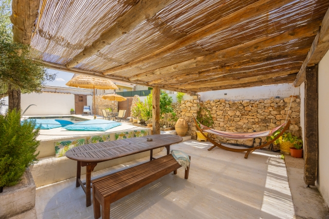 cenador piscina