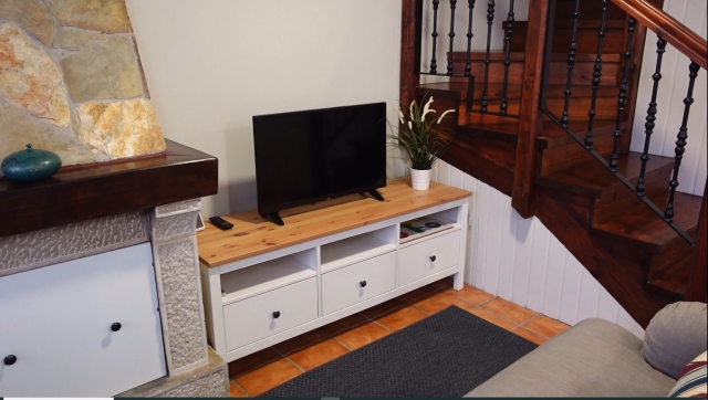 Salon con tele de plasma