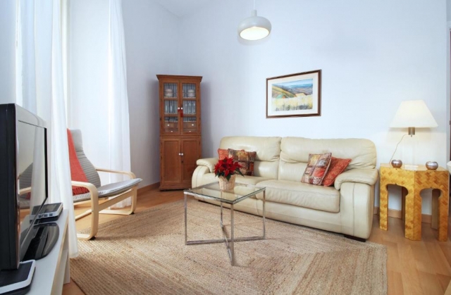 Sala de estar con tele