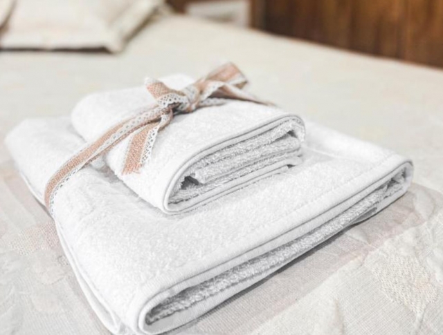 Las toallas incluidas