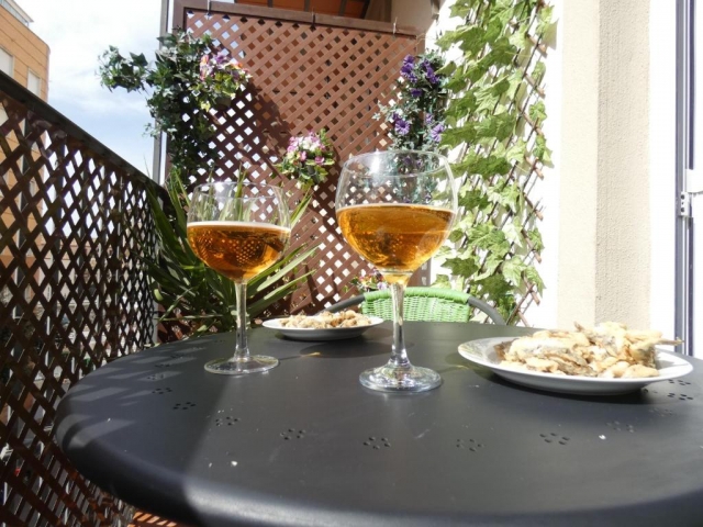 Agradable terraza