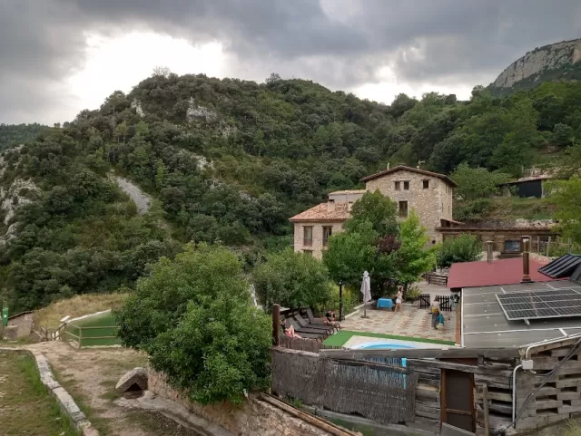 Francesc Coll Riba  en su estacia en La Borda del Salí- Molí 5052_1