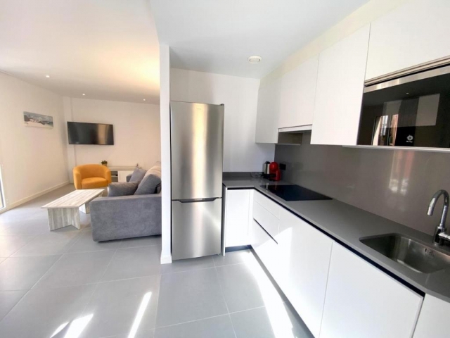 Cocina y sala de estar 