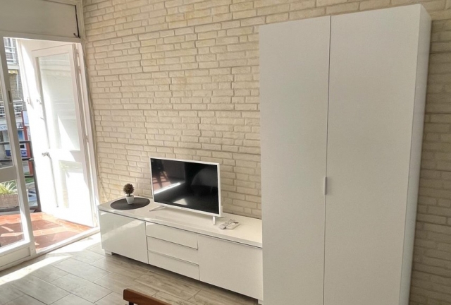 salon con television