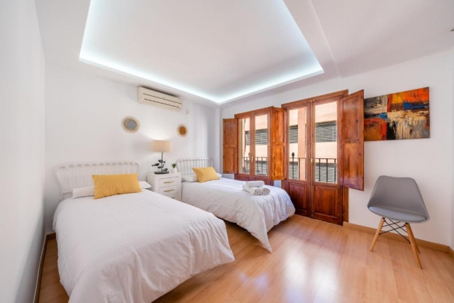 Dormitorio doble con vistas