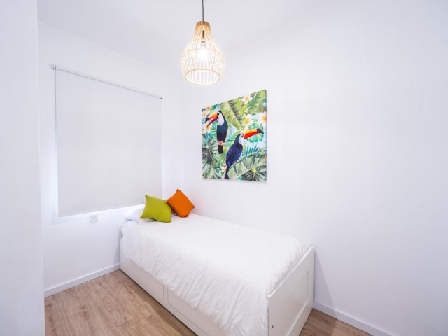 Dormitorio en blanco 