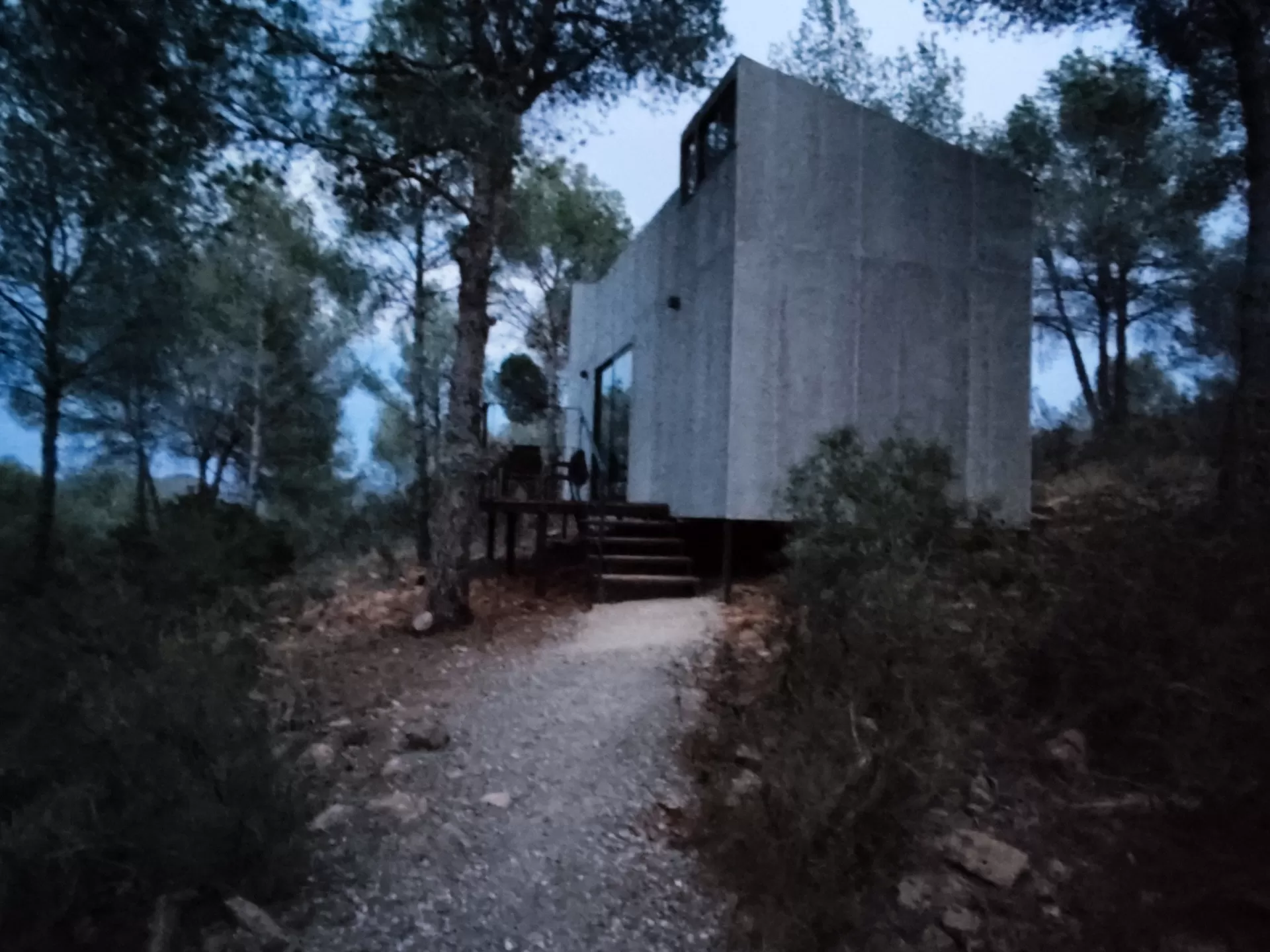 Juan Cardós  en su estacia en El Pla Parque Naturaleza- La Cabaña 4383_1