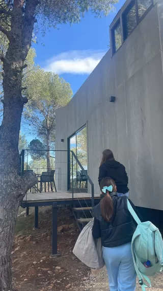 Tania en su estacia en El Pla Parque Naturaleza- La Cabaña 4310_1