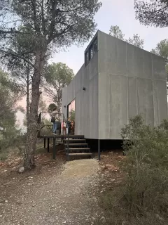 David de la Torre en su estacia en El Pla Parque Naturaleza- La Cabaña 4265_1