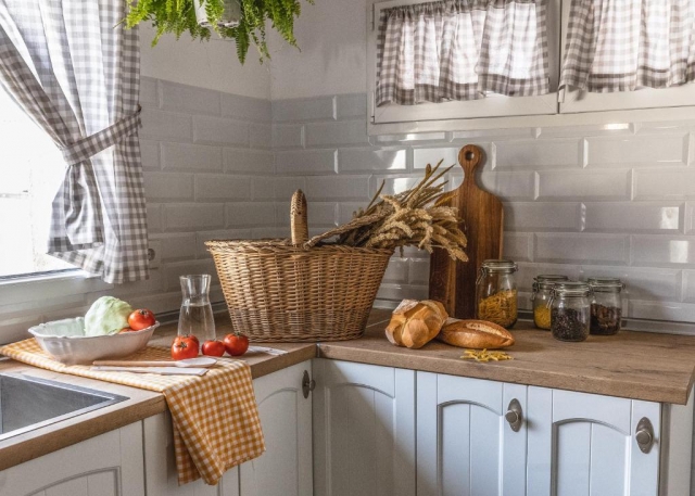Cocina amplia 