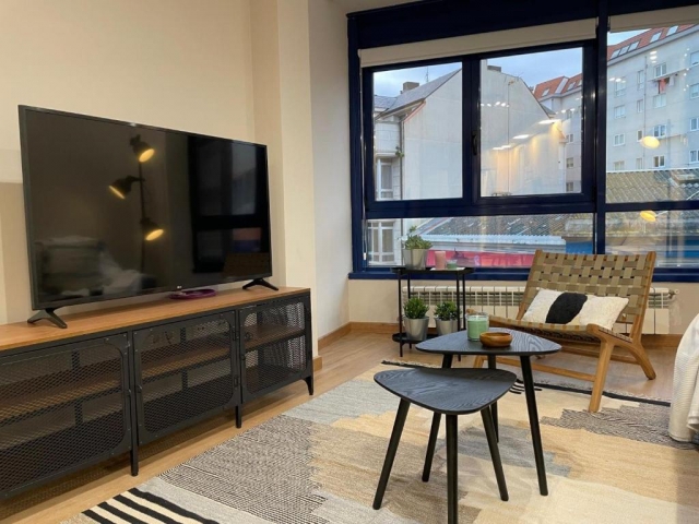 Sala de estar con tele