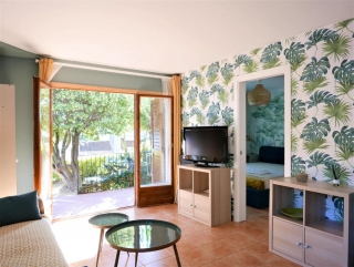 Large room with exit