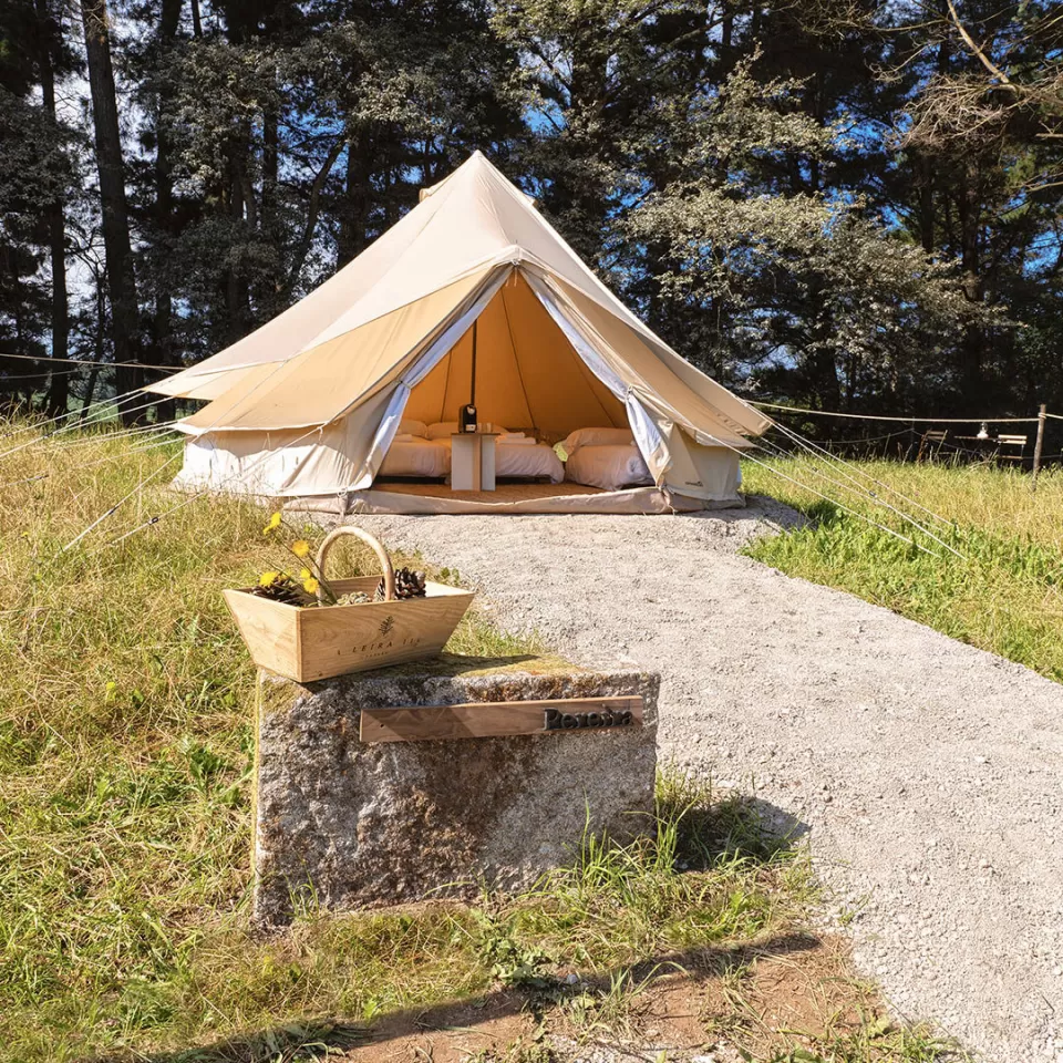 Glamping- Tienda de campaña de lujo