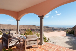 A terrace with views