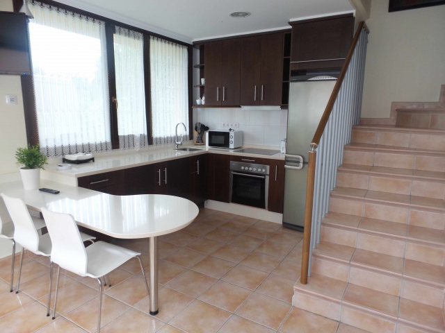 Al pie de las escaleras