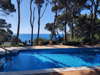 Grande piscine avec vue