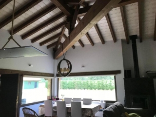 Salon avec salle à manger