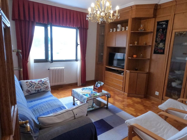 Sala amplia con dos sofas 