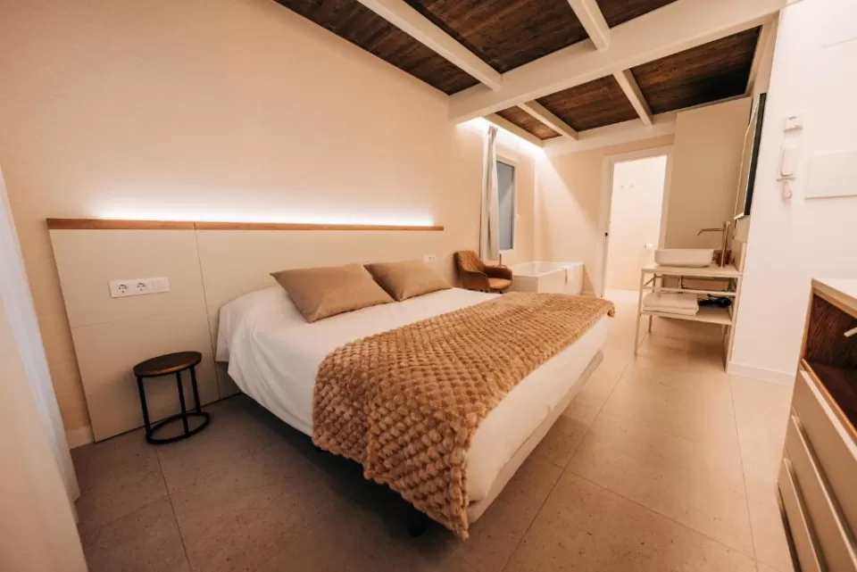Suite 1 grand lit avec bain à remous