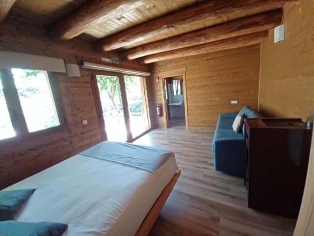 Cama frente al sofa