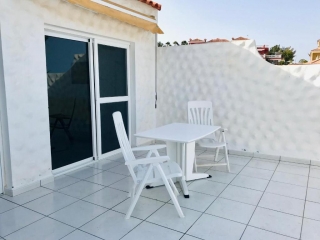 Grande terrasse blanche