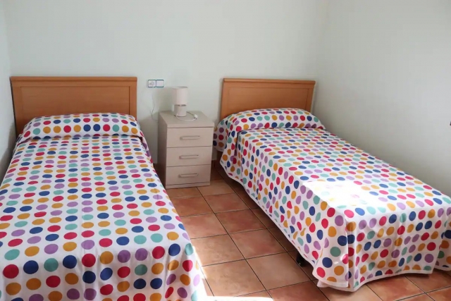 Habitacion con camas de 90cm