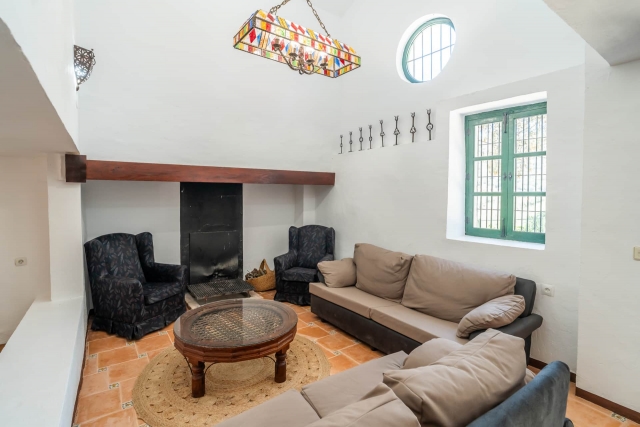 Chimenea en el salon